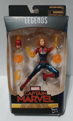 Marvel Legends - Captain Marvel (Binary Form), 6 in. Action Figure, 2019