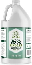 75% Vinegar - 1 Gallon - Concentrated Acetic Acid - Heavy Duty - USA Bulk