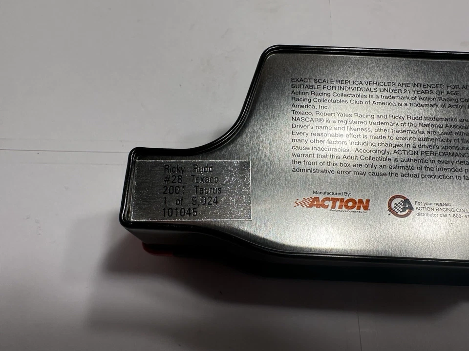 #28 Ricky Rudd Havoline "cuarto de galón de aceite" NASCAR fundido a presión Foto 4 de 4