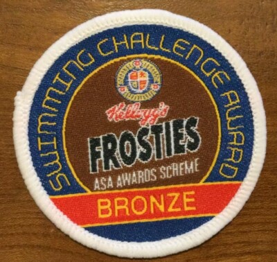 Kellogg's Asa Awards Scheme Swimming Challenge Bronze Patch/Tuch Abzeichen - Sport