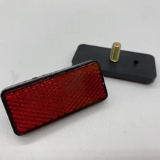 Red Plastic Reflector Accessory for Bicycle Mountain Bike Tricycle Electric Bike