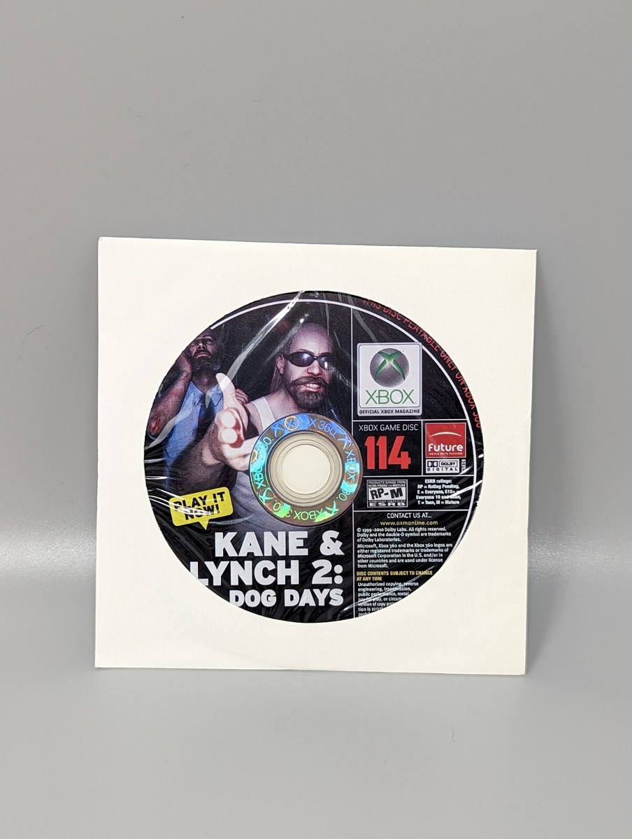 Kane & Lynch 2 Official Xbox Magazine Demo Disc 114 Xbox 360