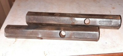 Vintage Moore & Wright Box Spanners x 2 