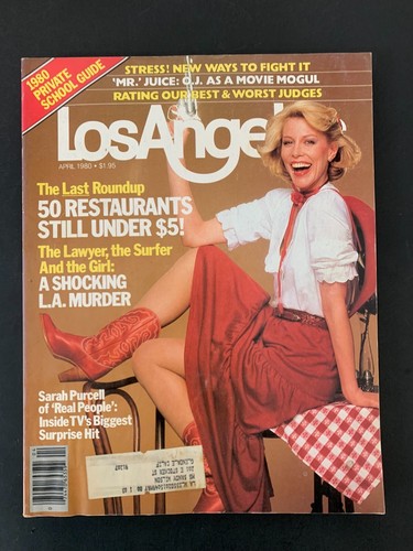 Vtg Los Angeles LA Magazine 1980 OJ Simpson Sarah Purcell Peter Verge