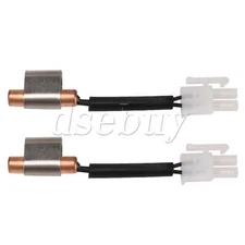 2pcs Refrigerator Thermistor with Clip  W10383615 Replacement for Maytag