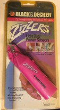 Vintage New Old Stock Black  Decker Zizzers Light Duty Battery Power Scissors
