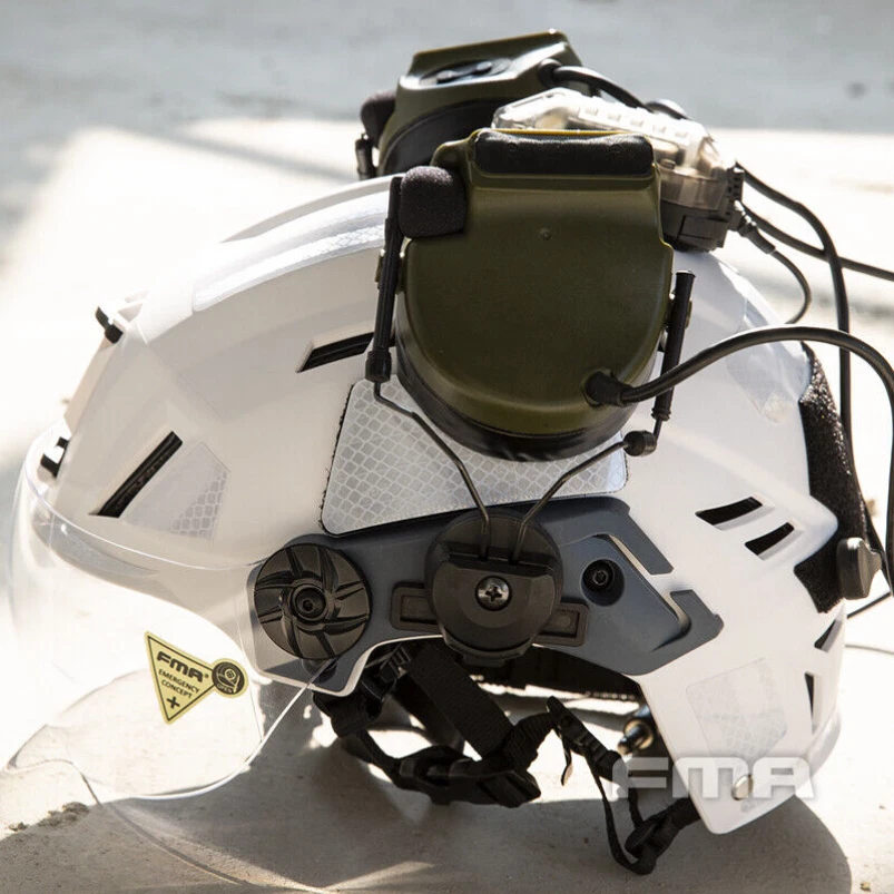 FMA Tactical Rescue Helmet Fire Lightweight Adjustable Safety Emergency Helmet - Image 4 of 4