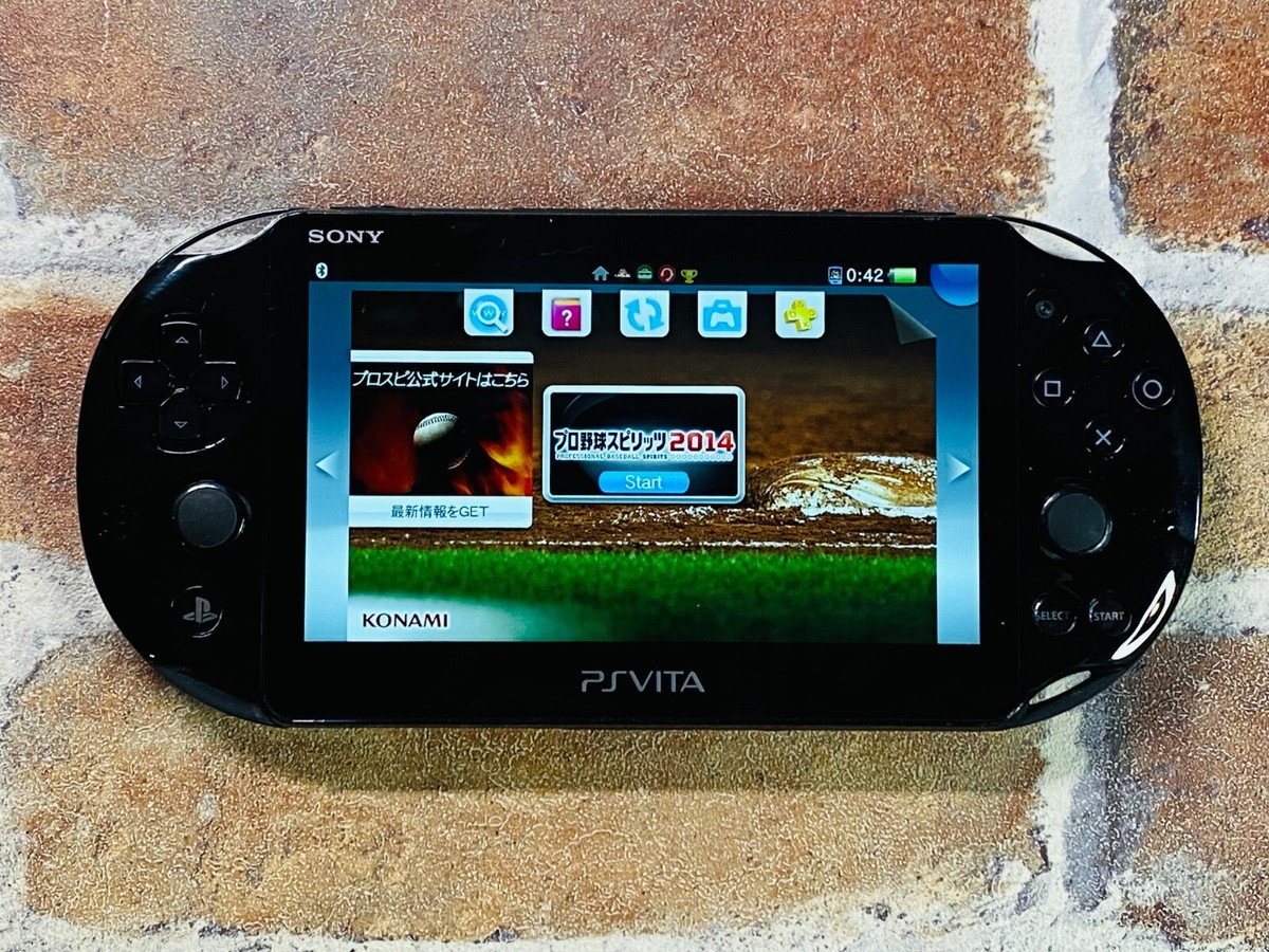 PS Vita PCH-2000 Black SONY PlayStation Japan Tested 8GB