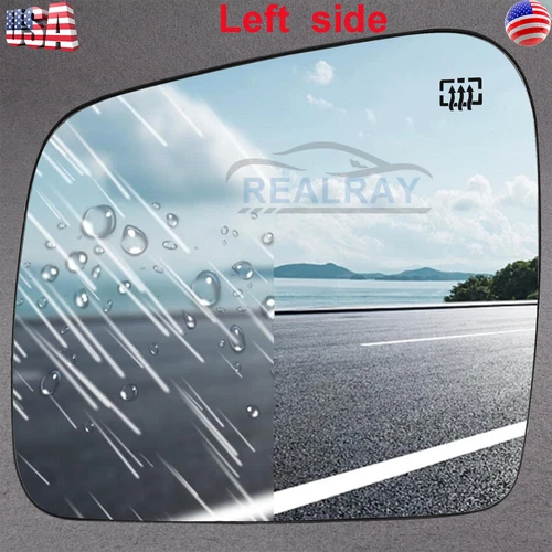 For Mirror Glass Heated 2011 - 2022 DODGE DURANGO / GRAND CHEROKEE Driver Side