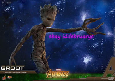 Hottoys 1/6 Mms475 Avengers: Infinity War Groot Action Hottoys 1/6 Mms475 Avengers: Infinity War Groot Action
