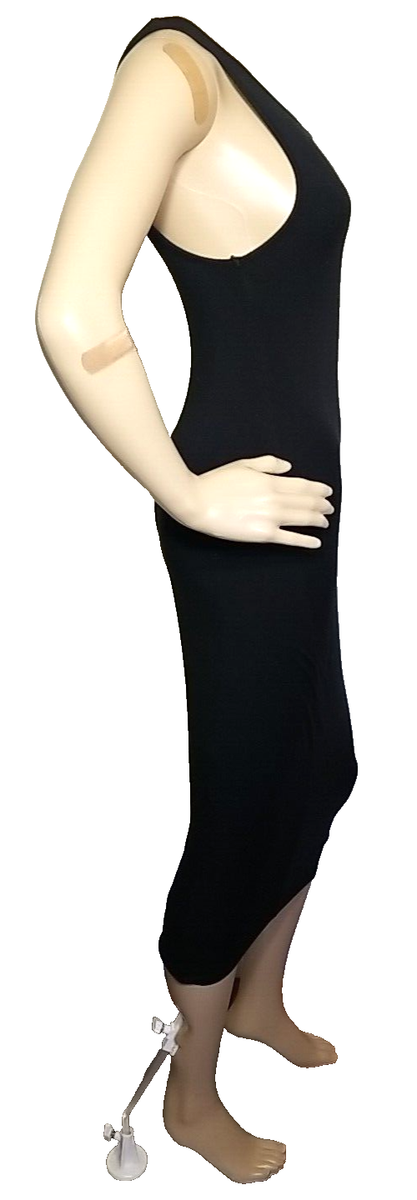 marine layer black dress Marine Layer Lexi Rib Long-Sleeve Midi Dress main image 0