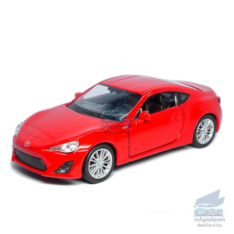 WELLY 1:36 Toyota 86 Modelo Coche Aleación Diecast Juguete Vehículo Colección Niño Regalo Rojo Foto 3 de 4
