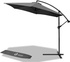 parasol déporté gris