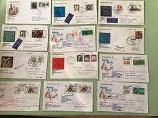 Copertina francobolli posta aerea Boeing e carte 12 articoli rif A1305