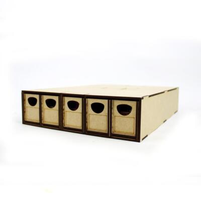 Arts & Crafts Aufbewahrungsbox | 5 Schubladen | Werkzeug- und Materialorganizer