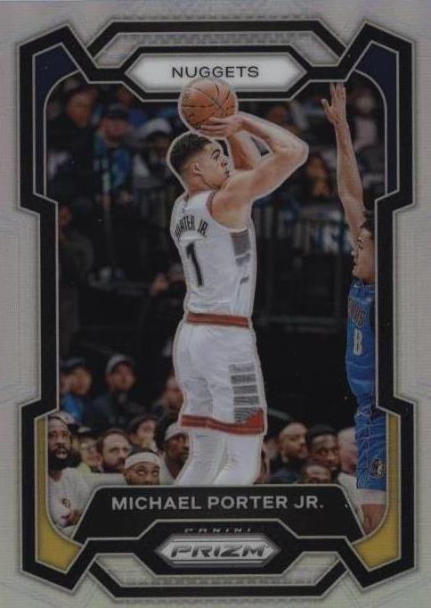 2023-24 Panini Prizm - Michael Porter Jr. #116 Silver Prizm for