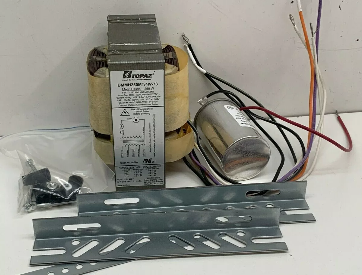 Topaz BMMH250MT 4W 73 Metal Halide 250W M58 Ballast Kit Quad Tap