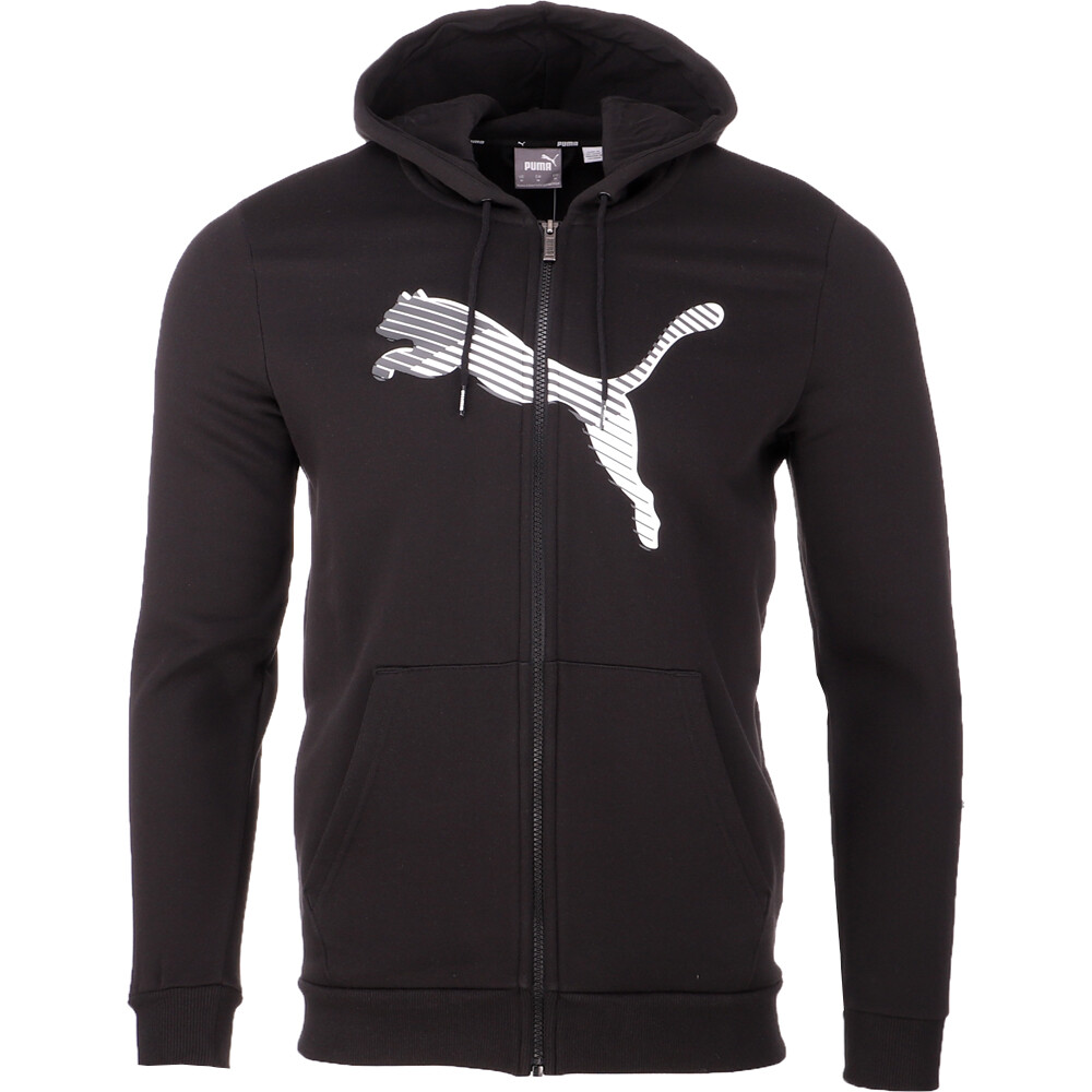 Puma New Cat Graphic FullZip Hoodie Mens Size S  Casual Outerwear 67461701