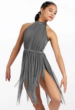 Dance Costume Lyrical Medium Child Gray Weissman 13083 Contemporary Ballet