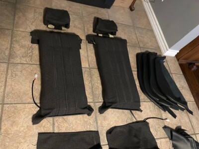 BMW E30 325i 325is SPORT SEAT/ REAR UPHOLSTERY KIT SET OEM HOUNDSTOOTH VINYL