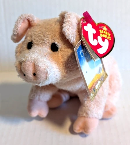 2006 Ty Beanie Baby Charlottes Web Wilbur the Pig Plush Toy 7" - NWT