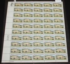 1974 - U.S. SHEET OF 50 - 10 CENT STAMPS - SC# 1505 - RURAL AMERICA