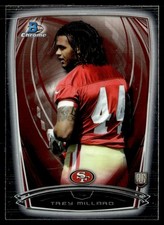 2014 Bowman Chrome Trey Millard Rookie San Francisco 49ers #121
