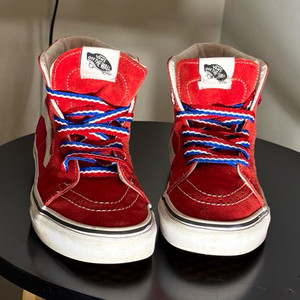 VANS Sk8-Hi Unisex Kids High Top Suede Colorblock Lace-Up Sneaker 7.5