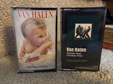 Van Halen Cassette Tape Lot 1984  Women And Children First Pre-owned