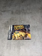 Smashing Drive - Nintendo Game Boy Advance GBA Instruction Manual Booklet Only