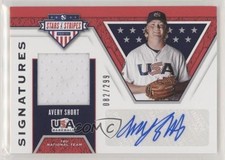 2019 Panini USA Baseball Stars & Stripes Signatures 82/299 Avery Short Auto 0a2