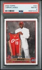 2003 Topps LeBron James #221 Iconic Rookie Card PSA 8 NM-MT Cavaliers RC