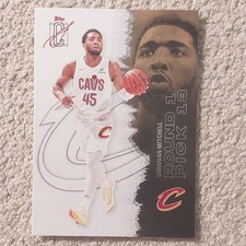 Topps 2025-26 Signature Class Donovan Mitchell #73 Cavaliers Rookie Card. rookie card picture