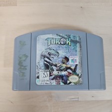 Turok: Dinosaur Hunter (Nintendo 64, 1997) N64 Authentic Tested Rare Retro