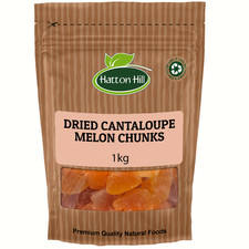 Dried Cantaloupe Melon Spears (Sweetened) 1kg by Hatton Hill 14.99 per kilo
