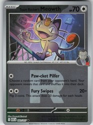 Team Rocket's Meowth 161/217 Mega Evolution Ascended Heroes Reverse Holo