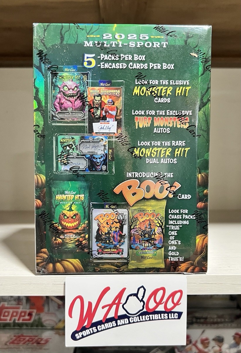 2025 Wild Card Haunted Hits Multi-Sport Box + 2025 Metallix