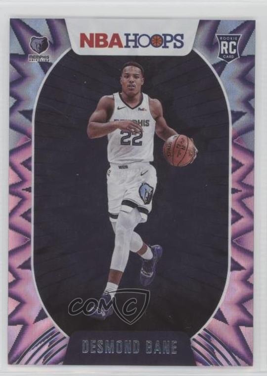 2020-21 Panini NBA Hoops Purple Explosion Desmond Bane #246 Rookie RC 04ag