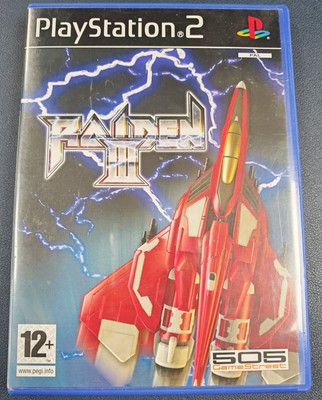 RAIDEN III 3 PS-2 SPIEL Disc mit Handbuch Konami Selten PS 2 UK PAL
