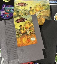Operation Wolf (Nintendo Entertainment System, 1989) W/ Manual & Dust Cover! VC+