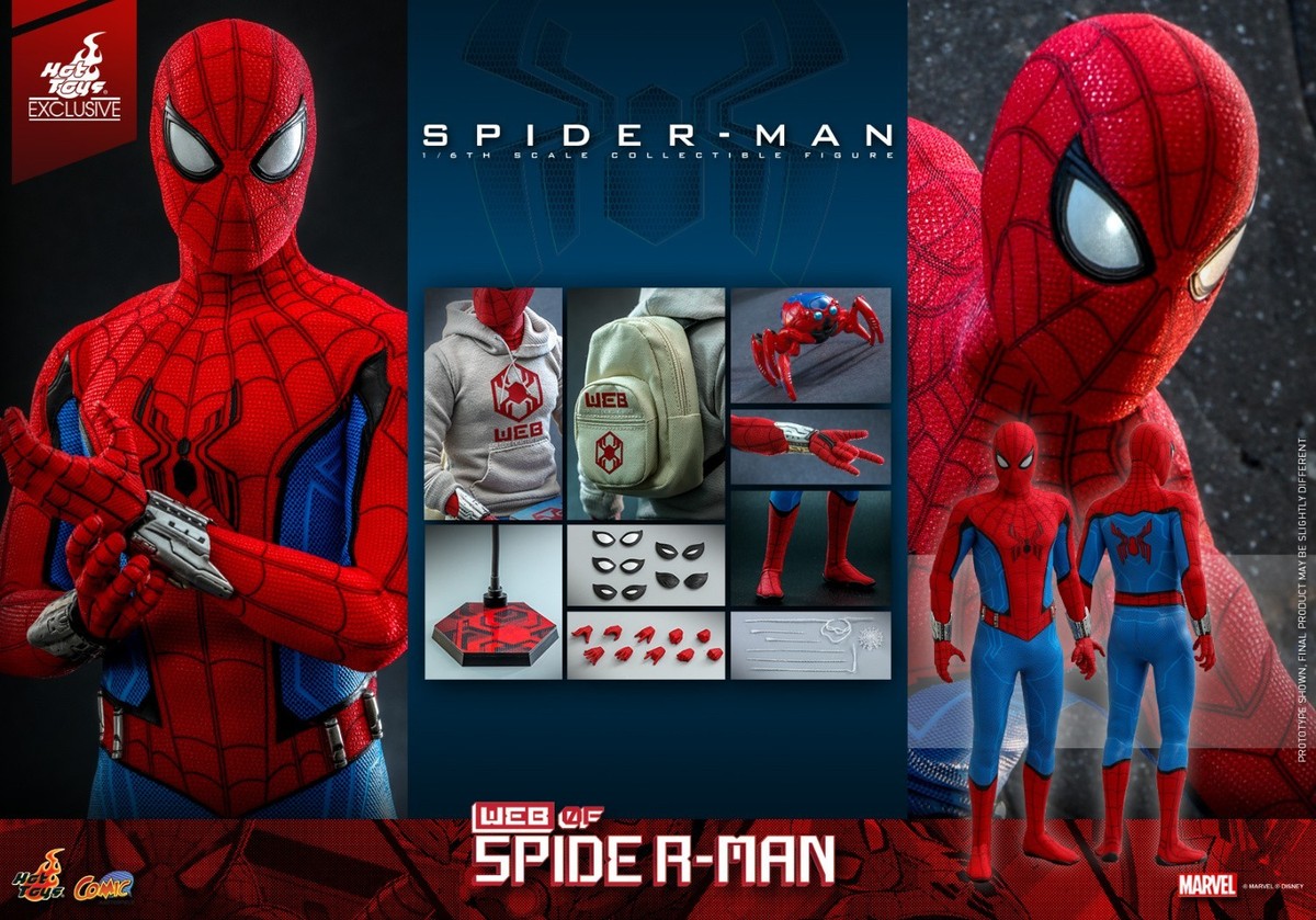 Hot Toys Web of Spider-Man 1/6フィギュア In Stock New Hot Toys CMS010 W.E.B. of Spider-Man 1/6 Limited