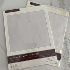 Martha Stewart Vellum Craft Paper 2 packs 47 Translucent Sheets 8.5 x 11" New