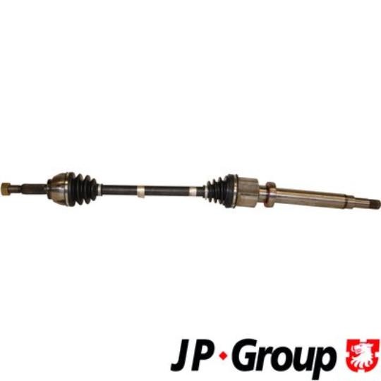 Arbre de transmission JP GROUP anti-vibration en acier forgé pour Ford