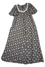 Vintage Naturally Petite Dress Womens Petite 10 Floral Hawaiian Made USA 90s