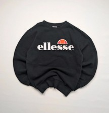 Ellesse 00s spell out graphic boxy fit pullover sweatshirt XS