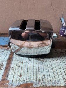 Vintage Sunbeam T-20 Automatic 2 Slice Chrome Toaster Silver USA 110V 1275W