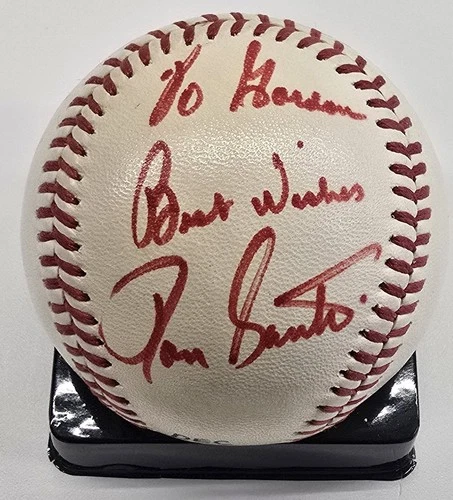 Ron Santo Cubs Autograph OAL Baseball PSA DNA