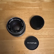 Olympus OM-System F.Zuiko Auto-S 50mm f/1.8 Manual Standard Lens OM-System Mount