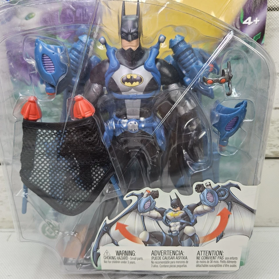 Figura de acción Mattel DC Batman Deluxe Sky Strike Batman 2003 6,5" vintage nueva Foto 2 de 4