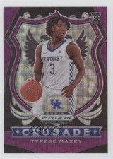 2020-21 Panini Prizm Draft Picks Crusade Purple Wave Tyrese Maxey #94 0qc2